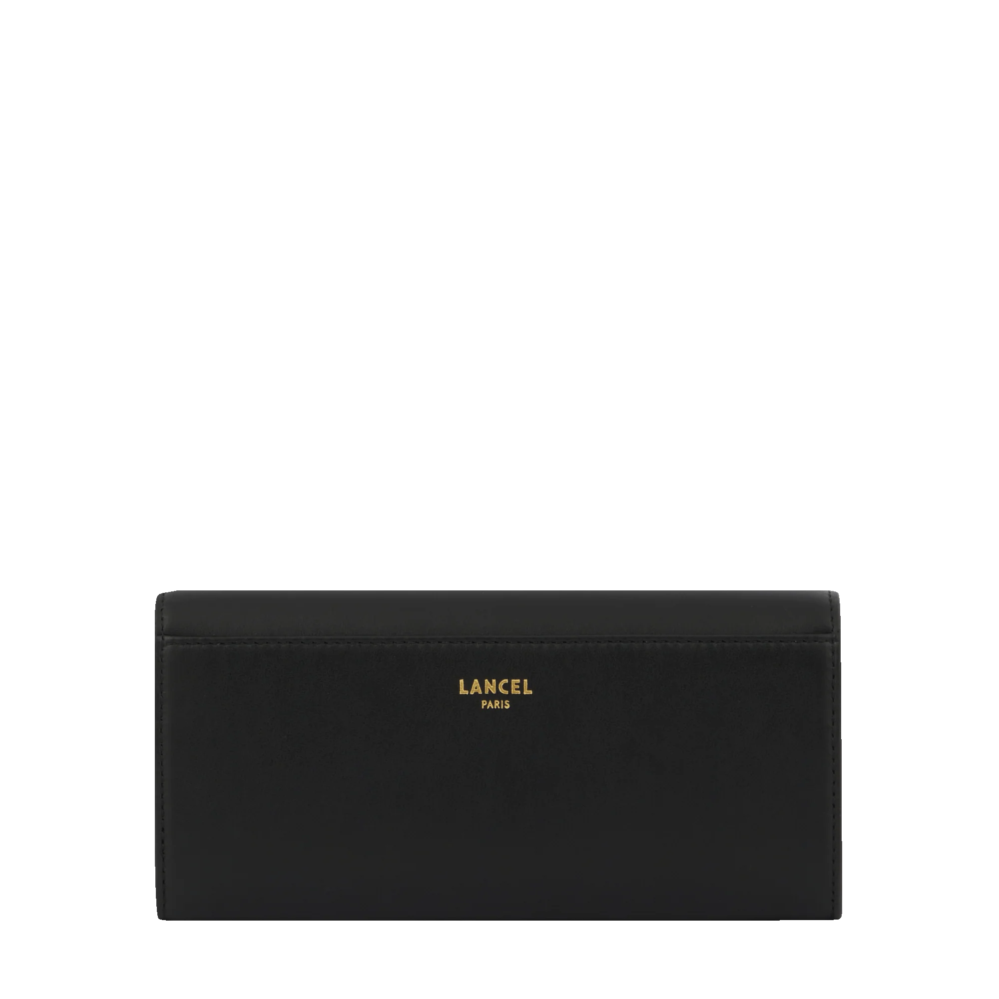 Portefeuille long rabat Roxane de Lancel-Noir/Doré