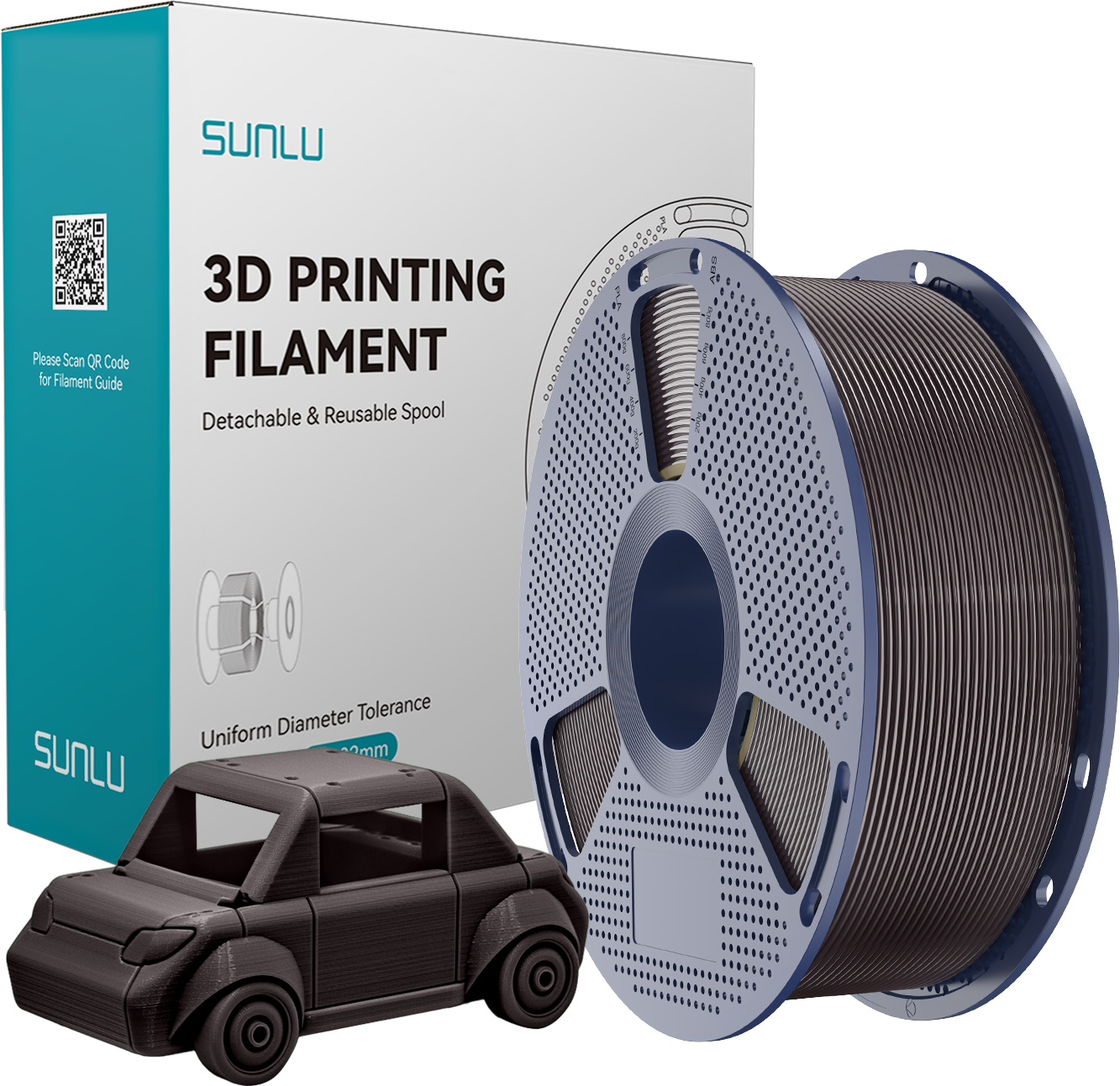 SUNLU  PETG Roasted Chestnut, 1,75 mm / 1000 g    Zähes, leicht zu druckendes PETG Filament in Roasted Chestnut