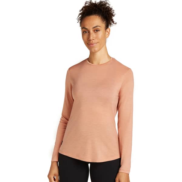 T-shirt randonnée ICEBREAKER W MERINO 125 COOL-LITE SPHERE III LS TEE DESERT SAND