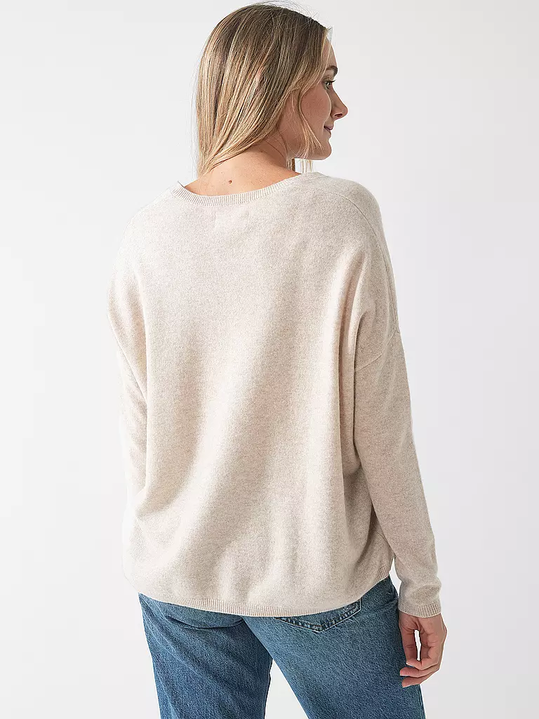 LES TRICOTS DE LEA Kaschmirpullover MAPOUPETTE beige