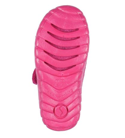 Superfit Hausschuhe - Wolle - Pink m. Herzen