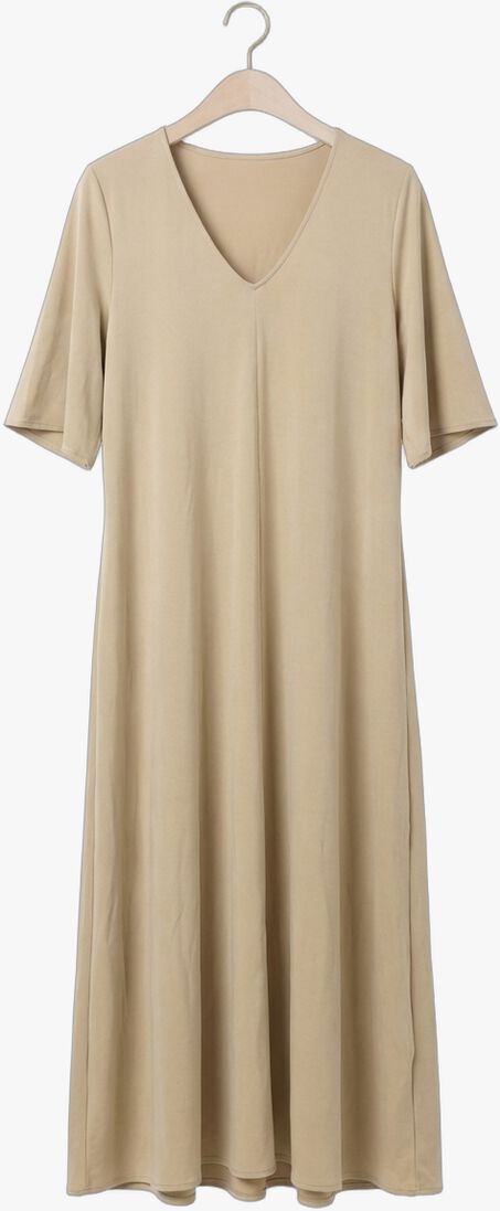 bruine drykorn maxi jurk tivona
