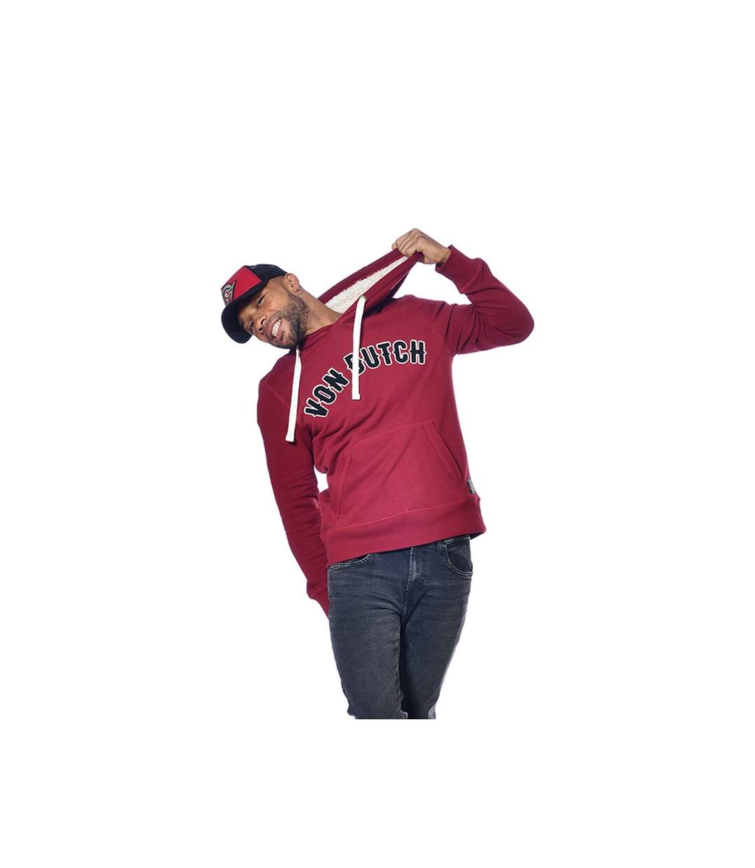 Sweat à capuche doublure sherpa homme Must