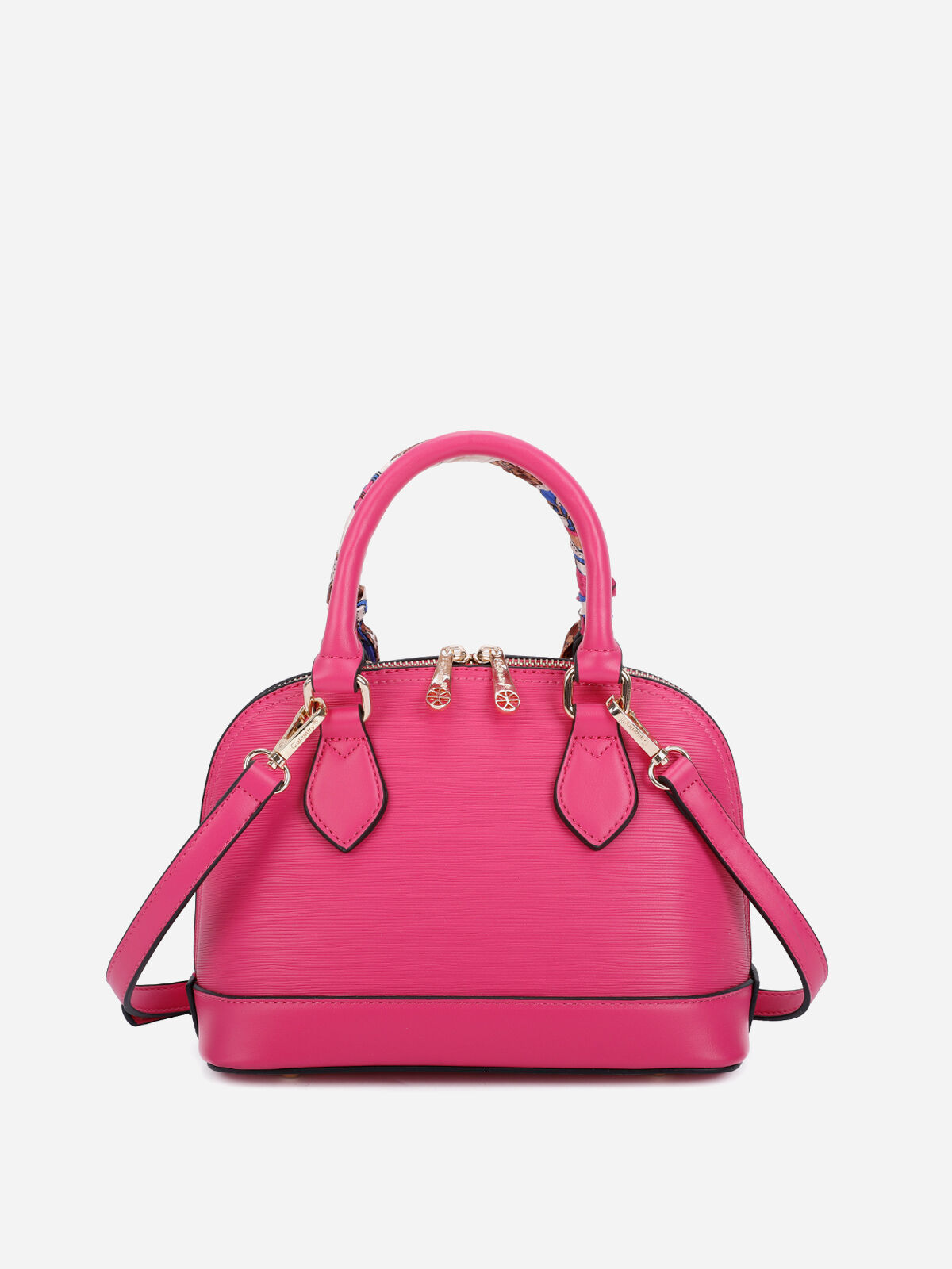 Petit sac à main avec ruban- Rose bonbon