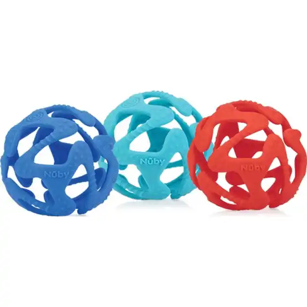 Beißball aus Silikon 3m+