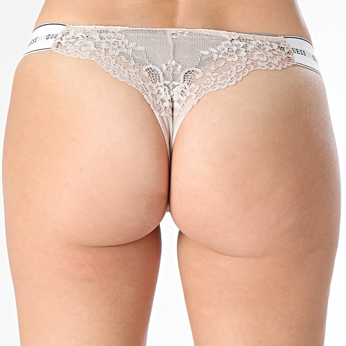 String Dentelle Femme O3RE08-KBBT0 Beige