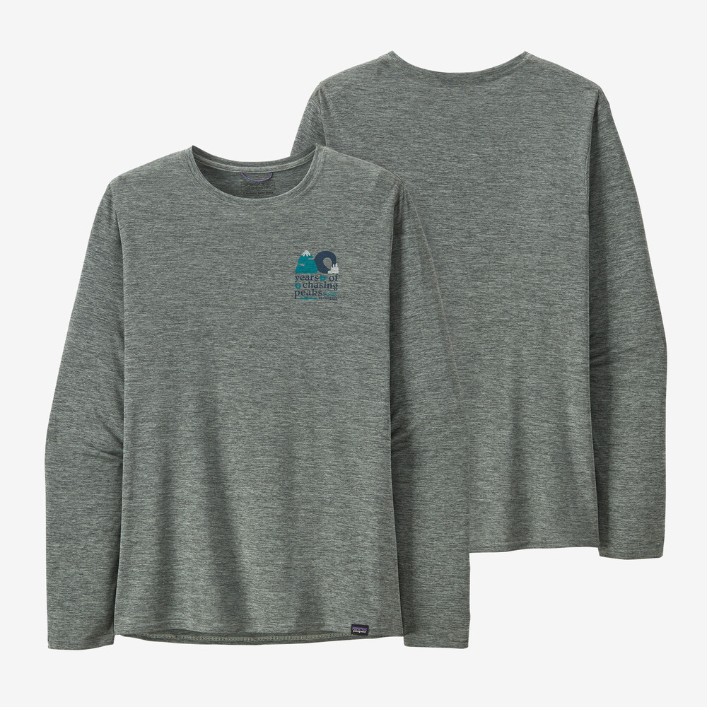 Capilene Cool Daily Graphic Herren-Langarmhemd - Waters