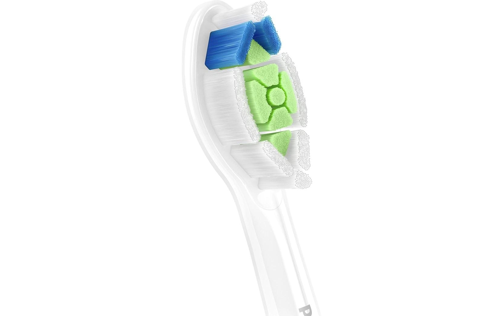 Philips Aufsteckbürste »Philips Zahnbürstenkopf Sonicare Optimal White HX6066/87 6 Stück« Schallzahnbürste