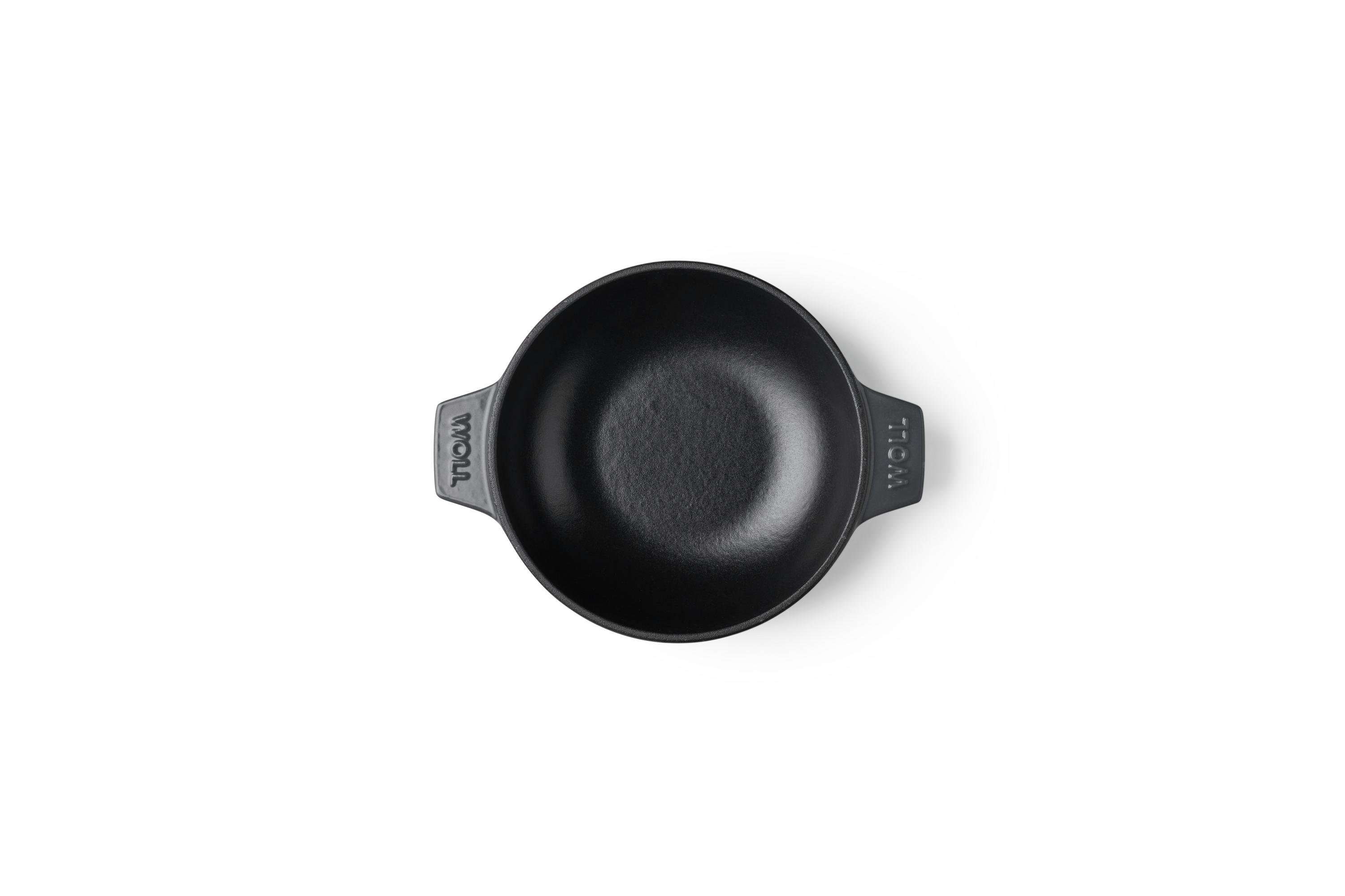 Iron Gusstopf- und Servierpfannen-Set, Ø 18cm - Farbe: Carbon Grey