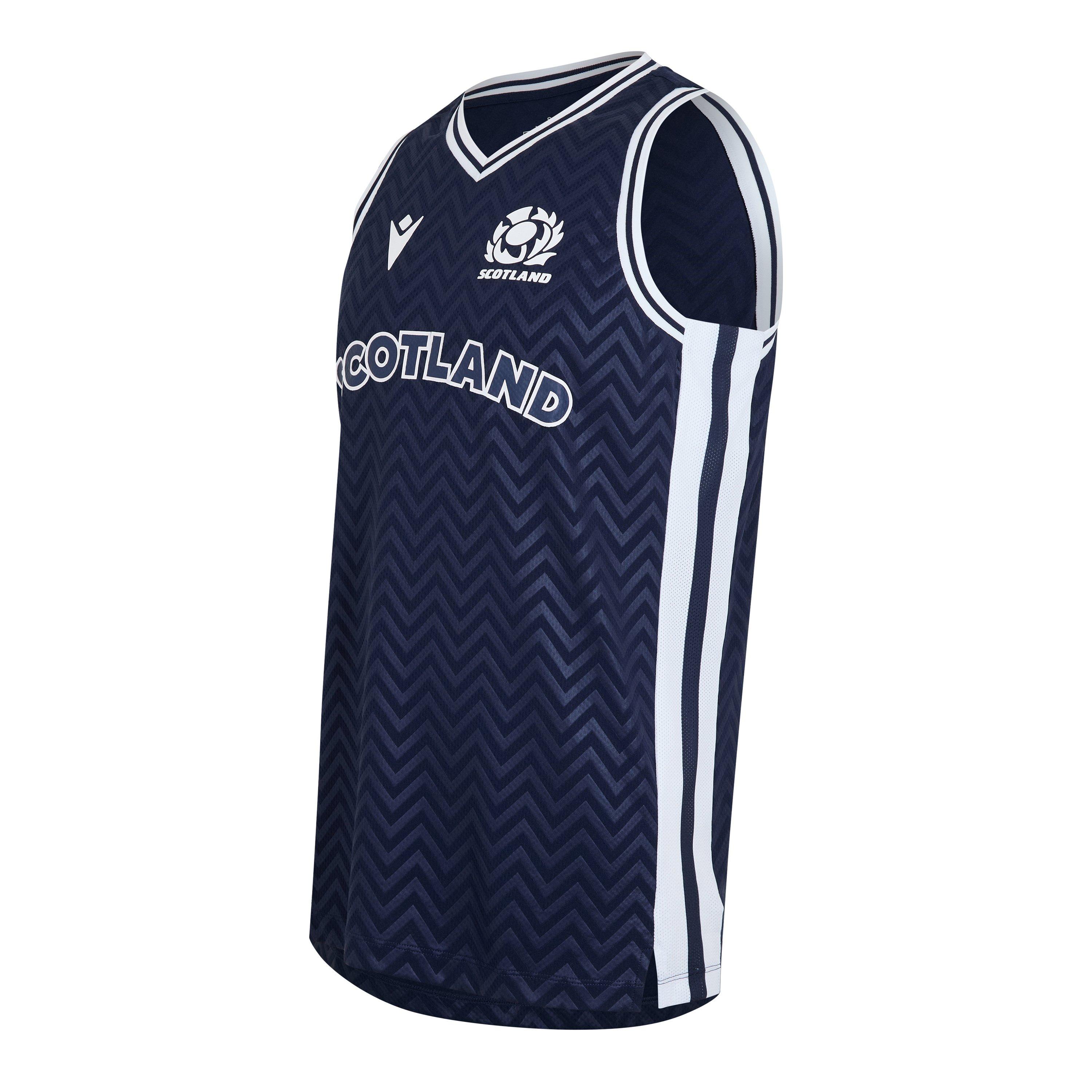 Macron Scotland Rugby Union Vest 2024 Adults