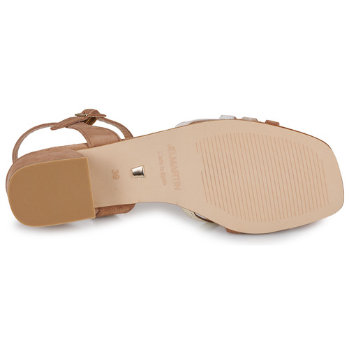 JB Martin - VICTORIA - Velours camel / or / craie