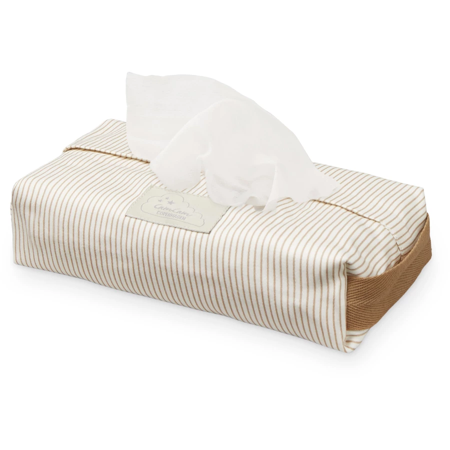 Cam Cam® COPENHAGEN Feuchttuchetui Classic Stripes Camel