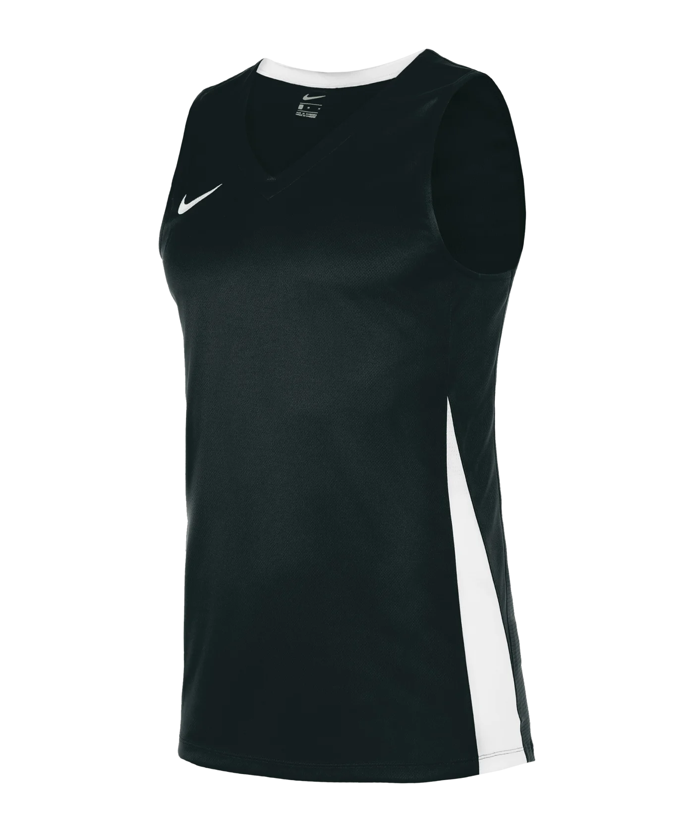 Nike Team Basketball Stock Trikot Schwarz F010