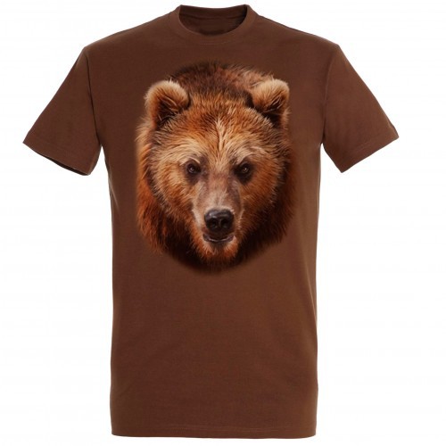 Camiseta Urso Marrom