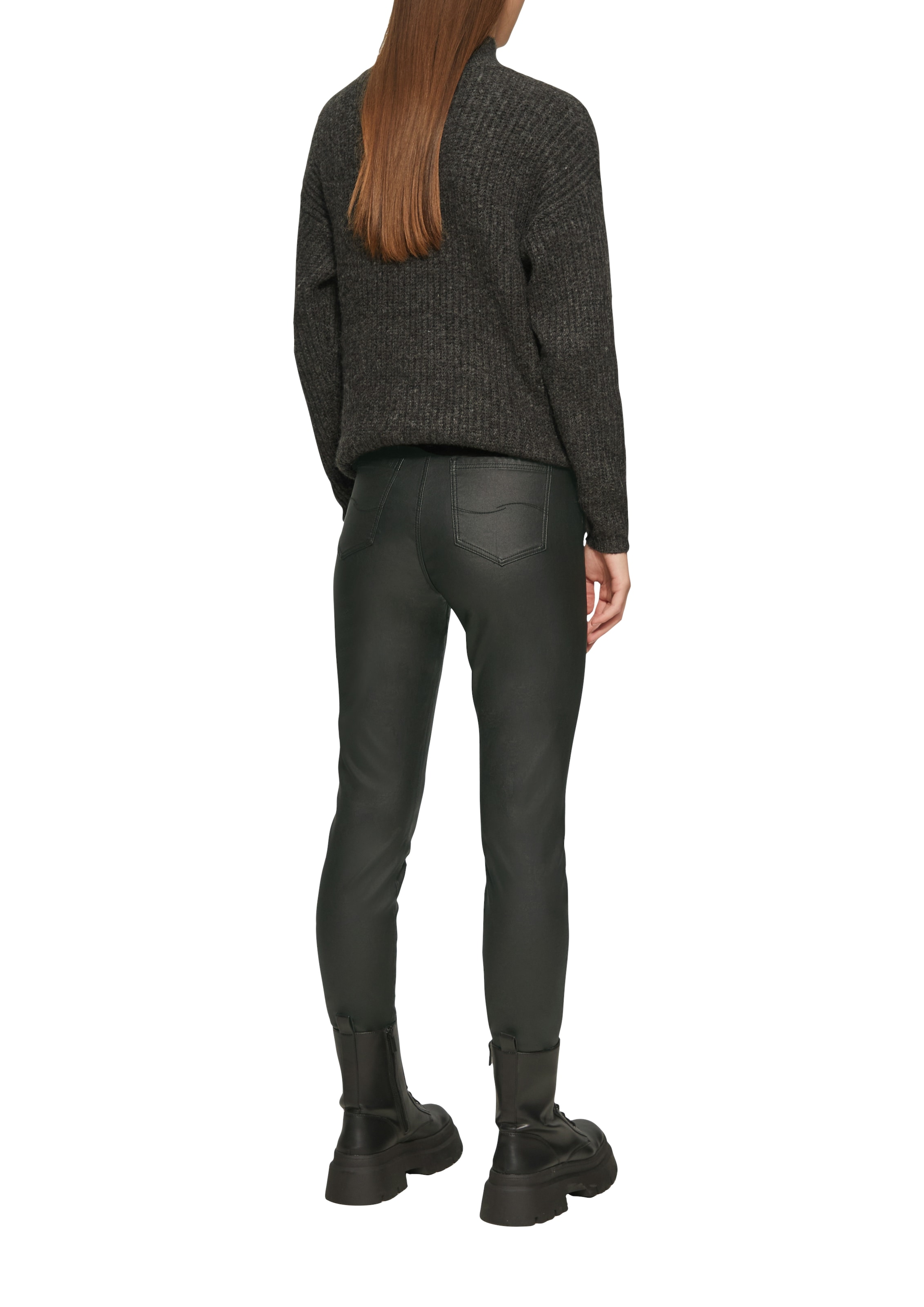 QS Lederimitathose »SADIE«  mit Taschen