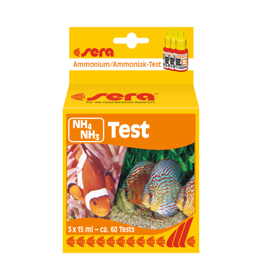 Teste de NH4/NH3 em soro para aquários