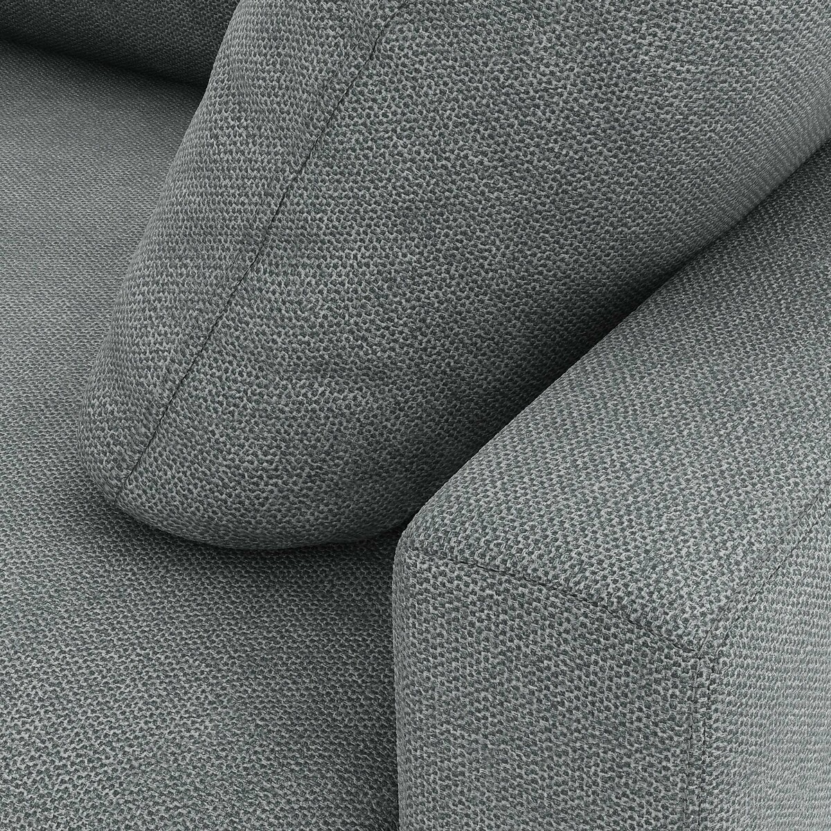 LA REDOUTE INTERIEURS<br>Sofá-cama de canto, tecido texturizado, espuma, Timor
