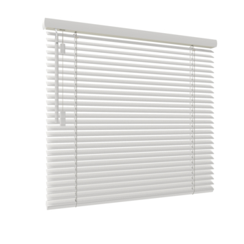 Houten Jaloezie Recht raam 6006 creme 25MM