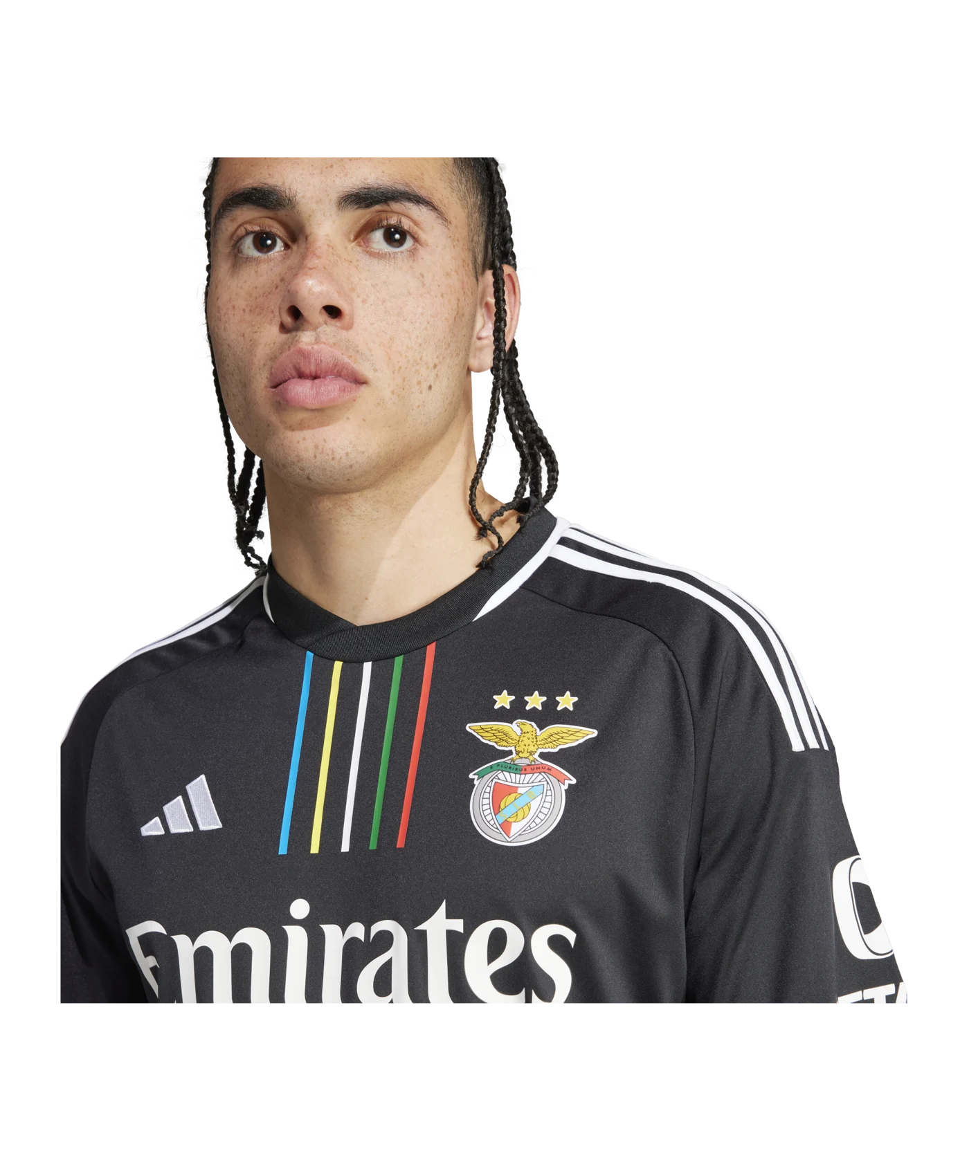 adidas Benfica Lissabon Trikot Away 2023/2024 Schwarz