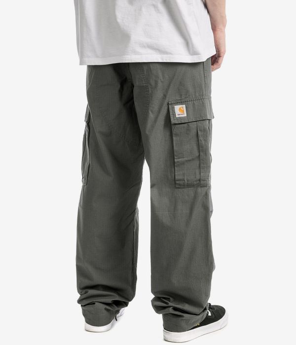 Carhartt WIP Jet Cargo Pant Lane Poplin Hose (smoke green rinsed)