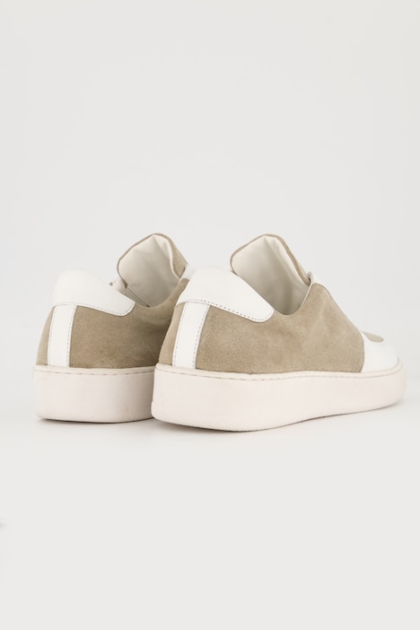 Slip-On-Sneaker, Ledermix, Wechselfußbett, Weite H