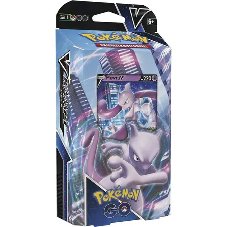 Pokemon V-Kampfdeck GO: Melmetal-V / GO: Mewtu-V, 1 Packung, 2-fach sortiert