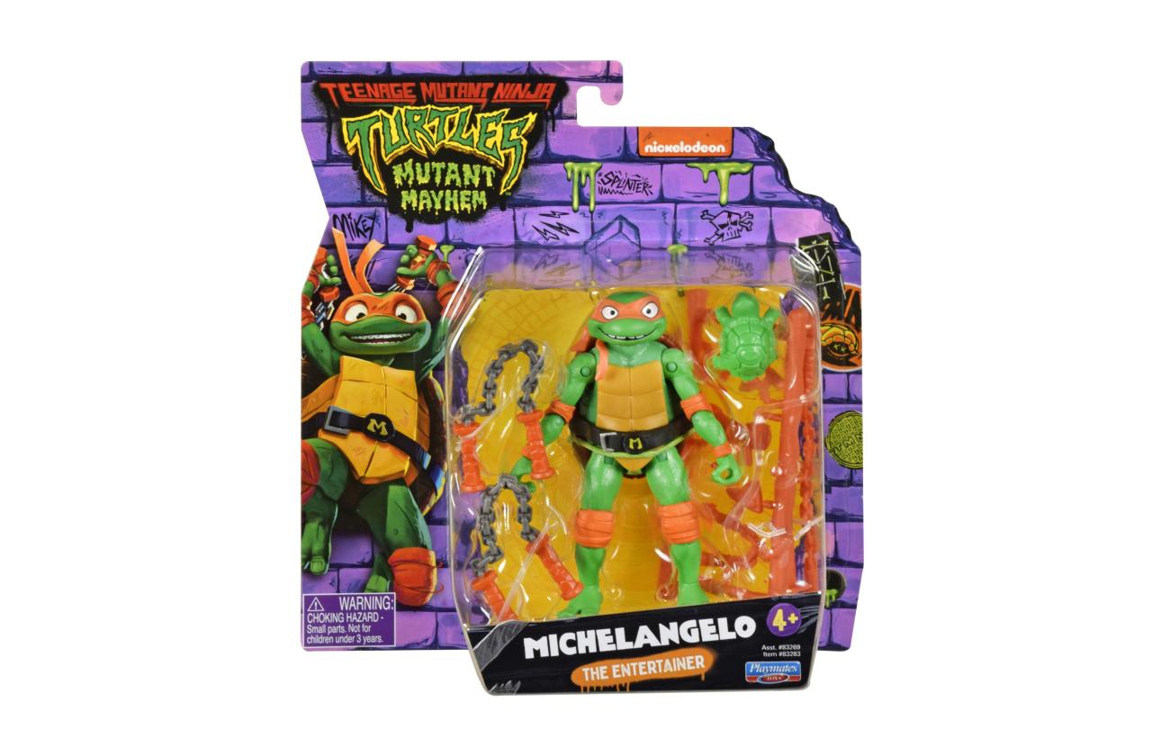 Ninja Turles movie figuur met wapenrekje