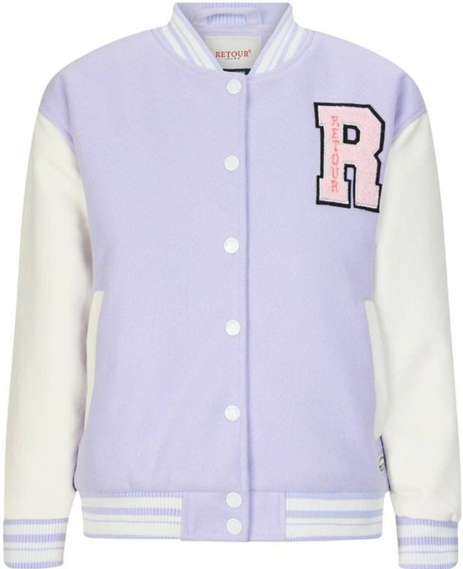 Retour - Baseball Jacket - Lila - Katoen