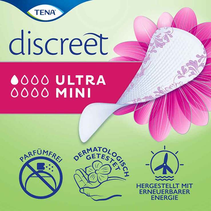 TENA® discreet Ultra Mini Slipeinlagen bei Inkontinenz, 28 St