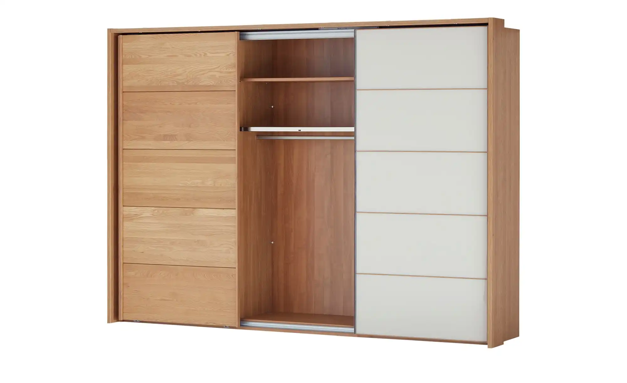 Woodford Schwebetürenschrank, 3-türig teilmassiv Kyran