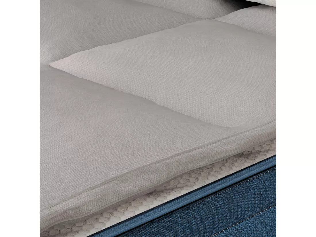 Surmatelas 140x190x3cm CLOUD Premium - Fibre Polyester et Tissu Respirant - extrémement moelleux - Morphea