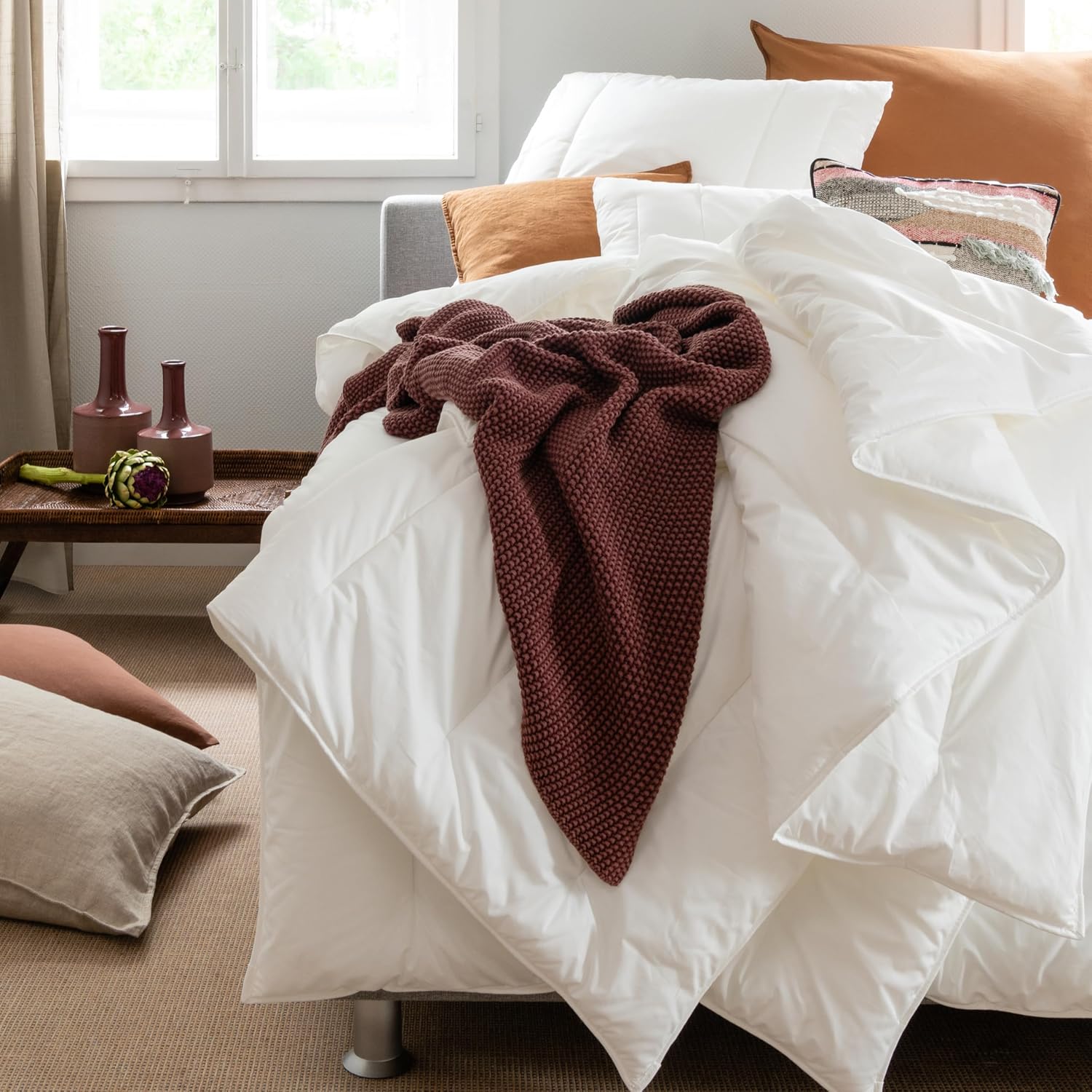 Ganzjahresdecke Centa-Star Vital Plus, 135 x 200 cm, TREVIRA-Superloft Plus Endloshohlfaser, Wärme- und feuchtigkeitsregulierend, Öko-Tex Standard 100 Klasse 1, Längsteppung