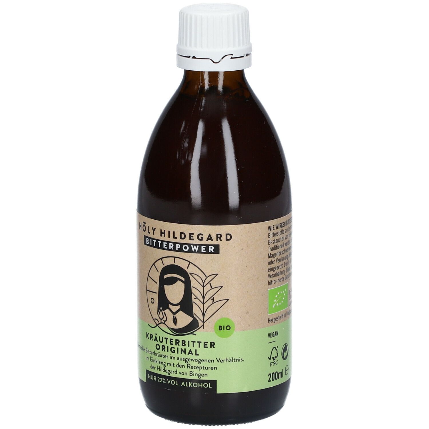 HOLY HILDEGARD Bitterpower Kräuterbitter Original Bio