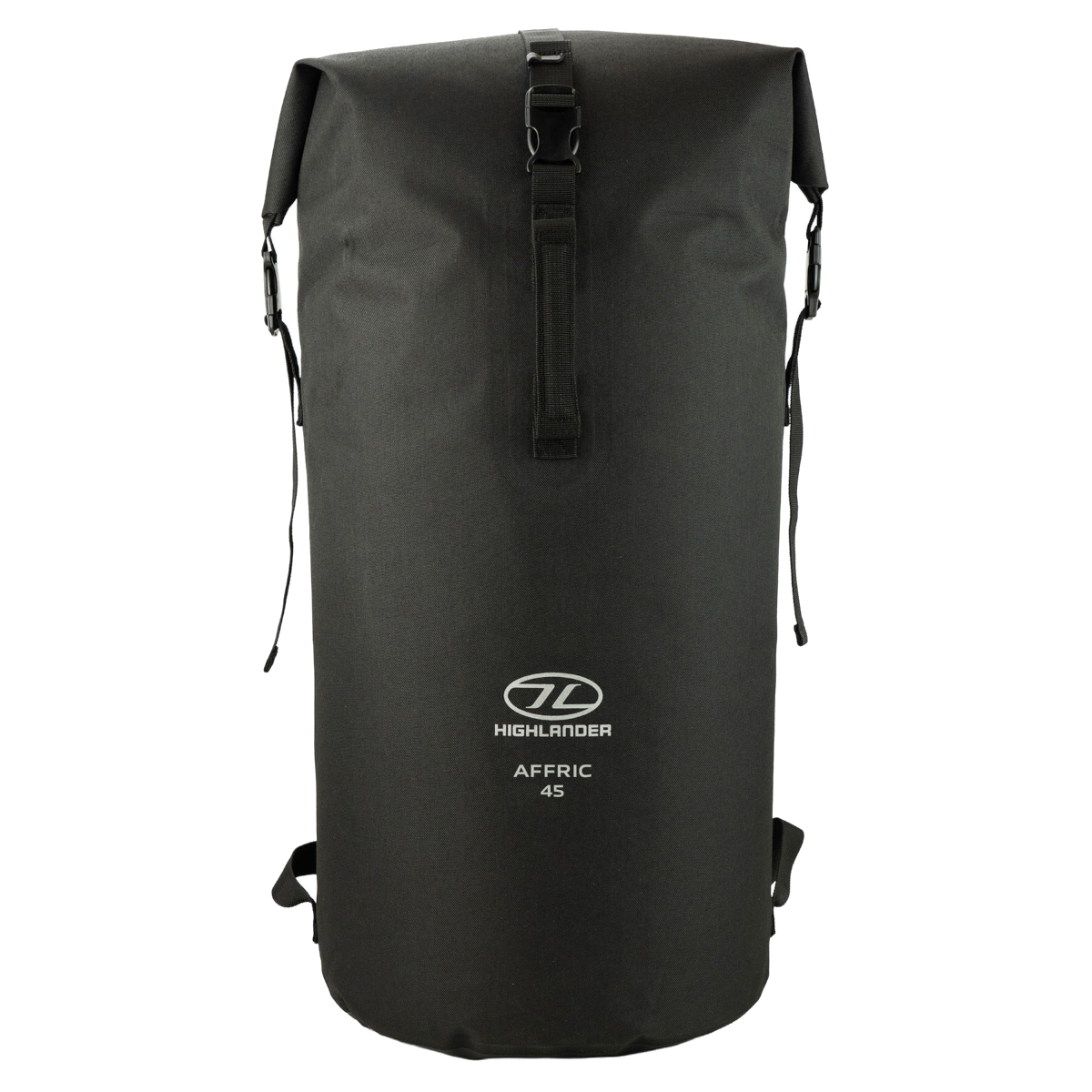 Highlander affric 45l waterdichte rugzak - black