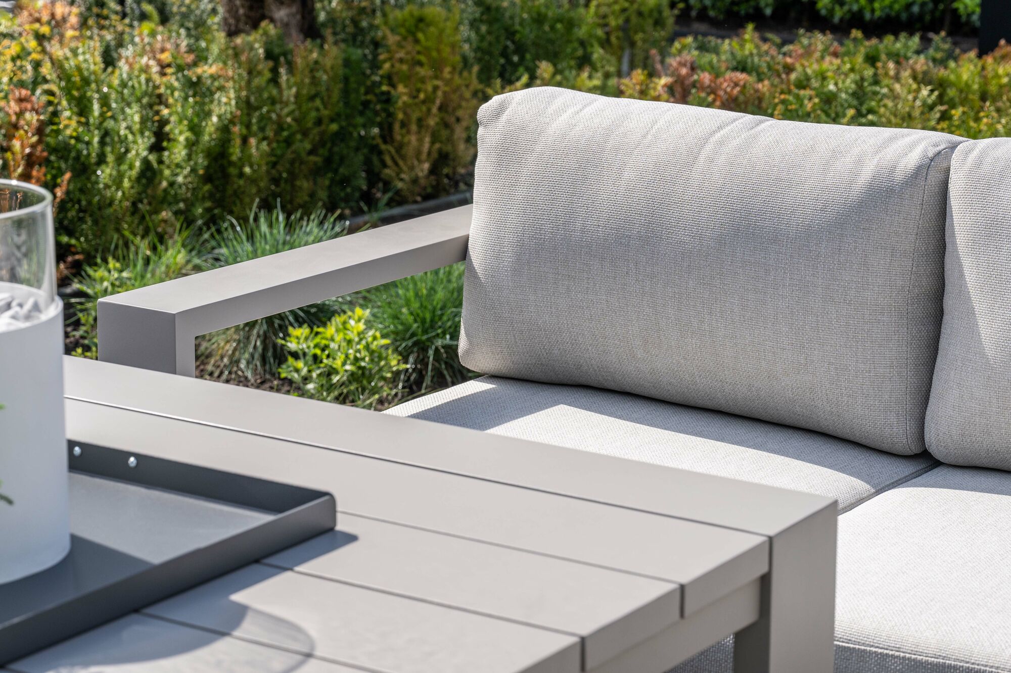 Garden Impressions Levanto -111x111 cm L/D tafel  - taupe