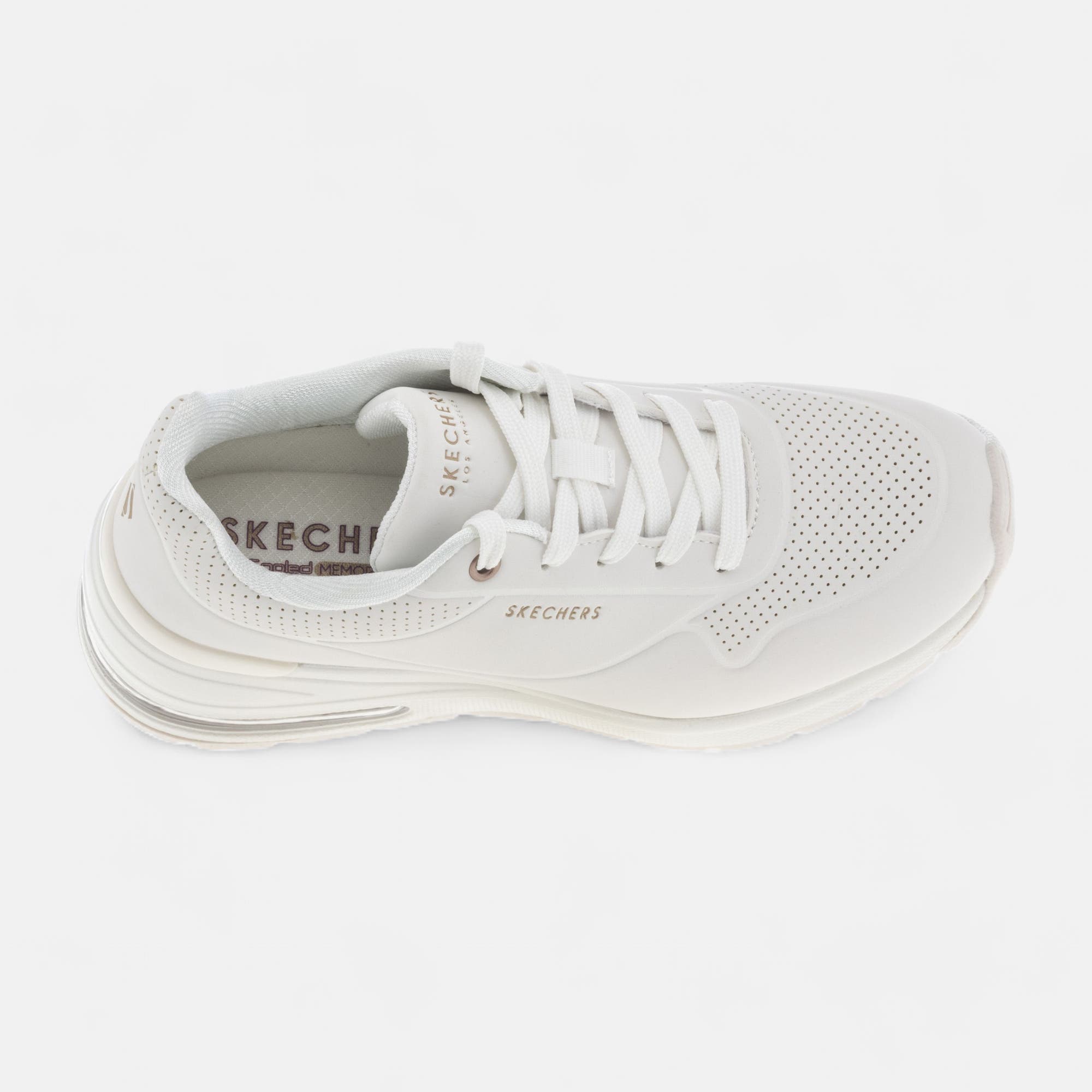Sneakers à talon compensé Femme blanc