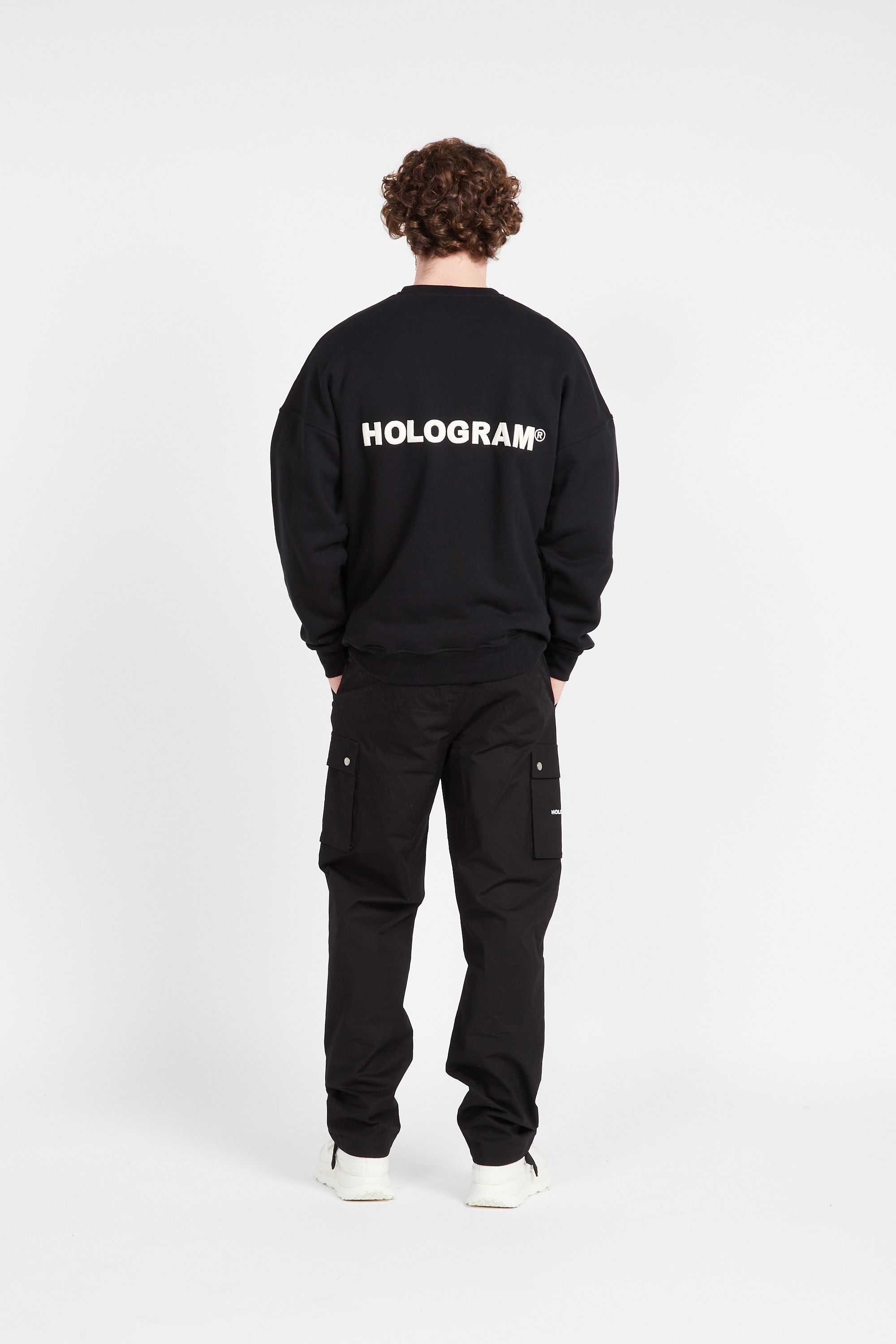 Hologram Sweatshirt RELIEF BLACK Noir