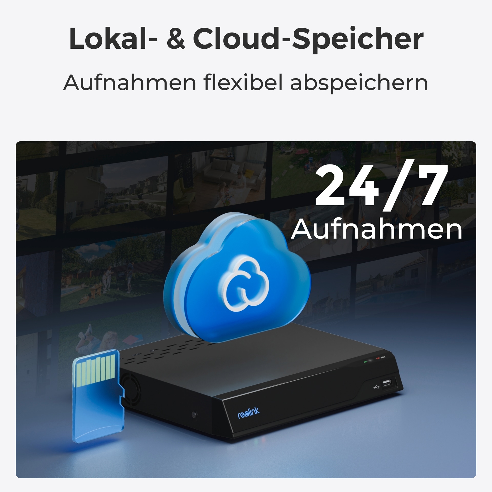 Reolink Überwachungskamera »E Serie E560 - 4K Wi-Fi 6 Überwachungskamera Aussen mit Pan & Tilt« Aussenbereich Personen-/Fahrzeug-/Tiererkennung, 3X optischer Zoom, Farbnachtsicht