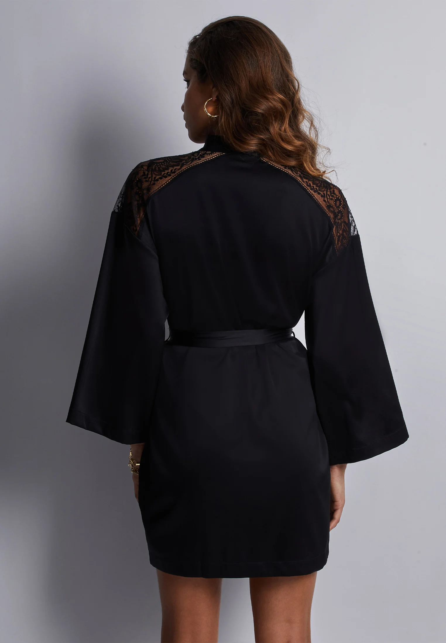 MIDNIGHT WHISPER - Kimono | Noir