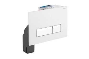 Geberit Sigma 40 bedieningsplaat met geurafzuiging zwart glans