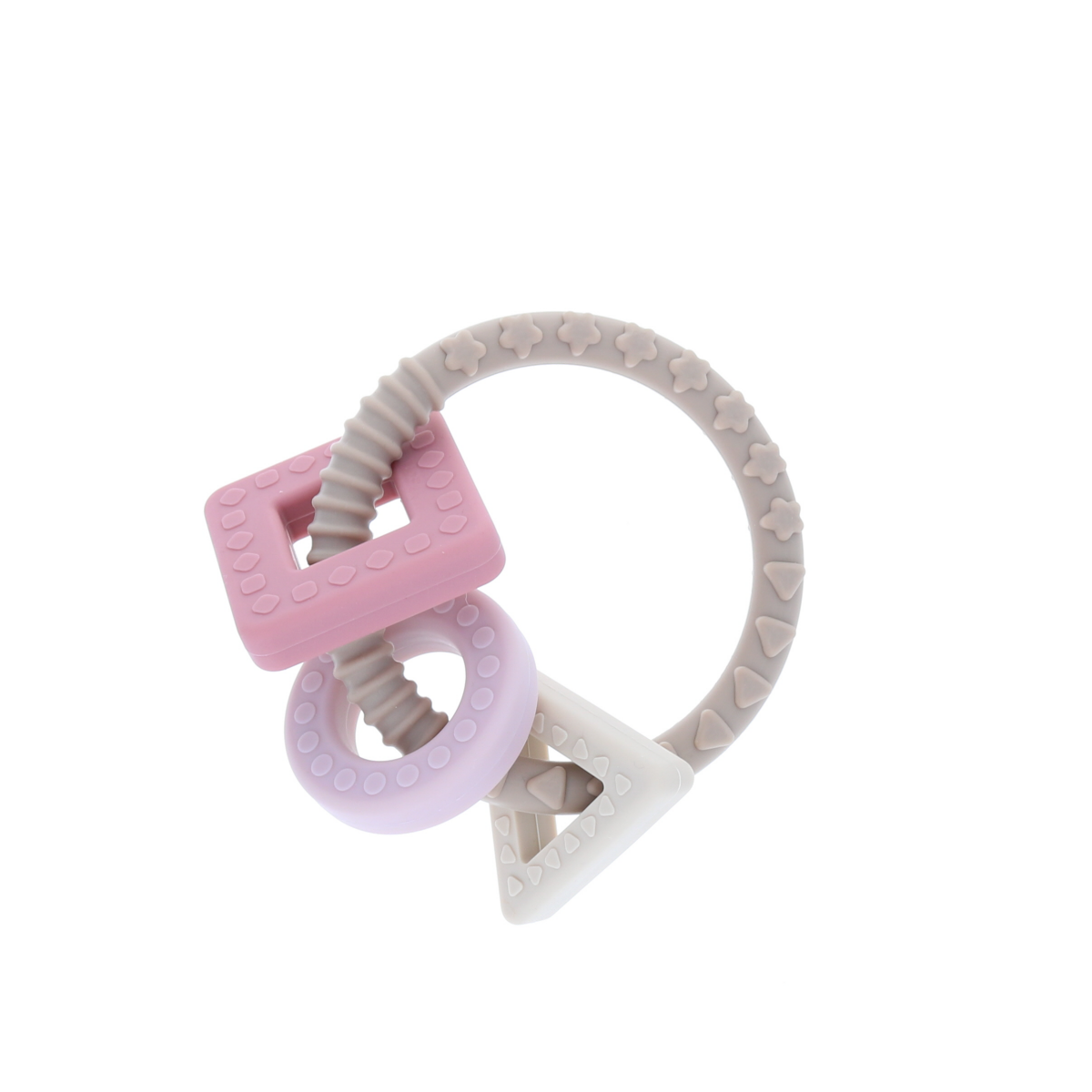 Anneau de dentition formes rose Amande
