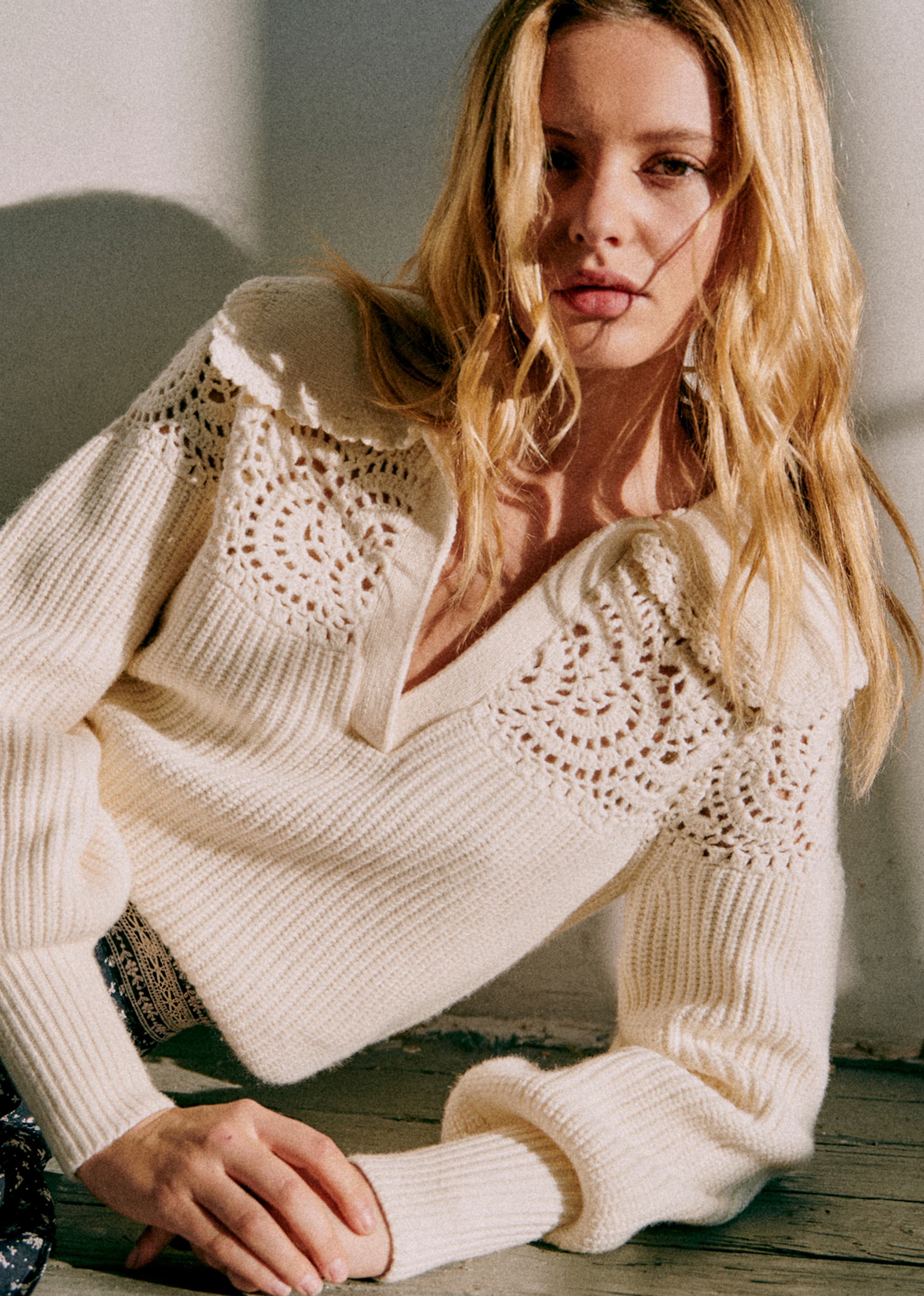 Pull Gareth - Sézane x Sea NY - Ecru - E-SHOP/MAILLE 5905507