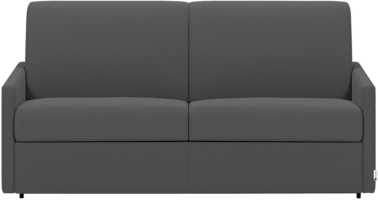 Vente-unique 3-Sitzer-Sofa Express aus Calife-Stoff, LiegeflÑche 140 cm, Matratze 18 cm