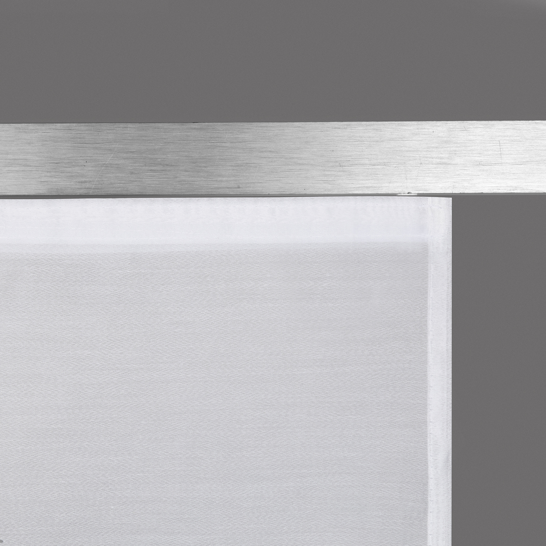Flächenvorhang - weiß - Kreise - 60x245 cm