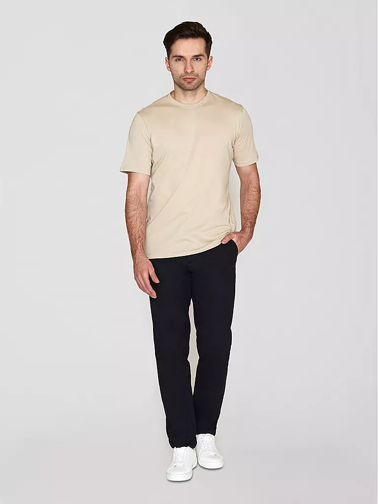KNOWLEDGE COTTON APPAREL T-Shirt ALDER grau