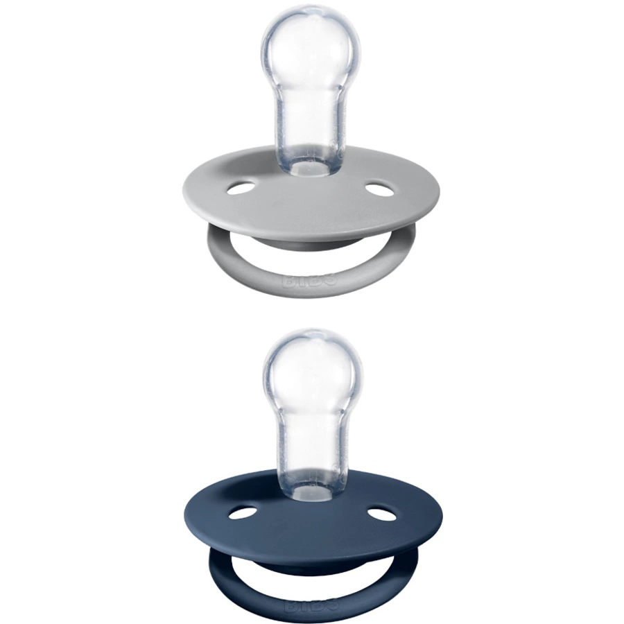 BIBS® Schnuller De Lux Cloud  Steel Blue 0-36 Monate, 2 Stk.