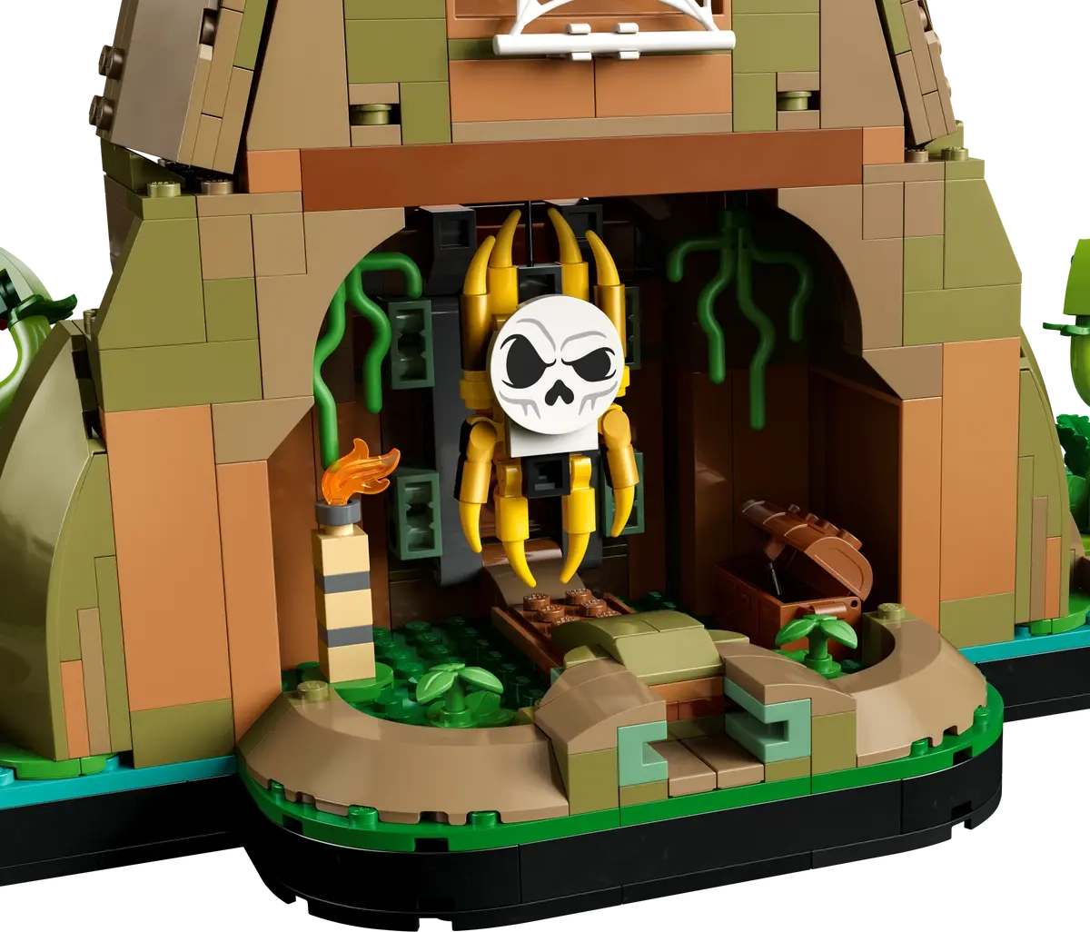(2500-tlg. Set) The Legend of Zelda Klemmbausteine Spielzeug Building Modell Bausatz (77092) Lizenziert - Deku Baum 2in1