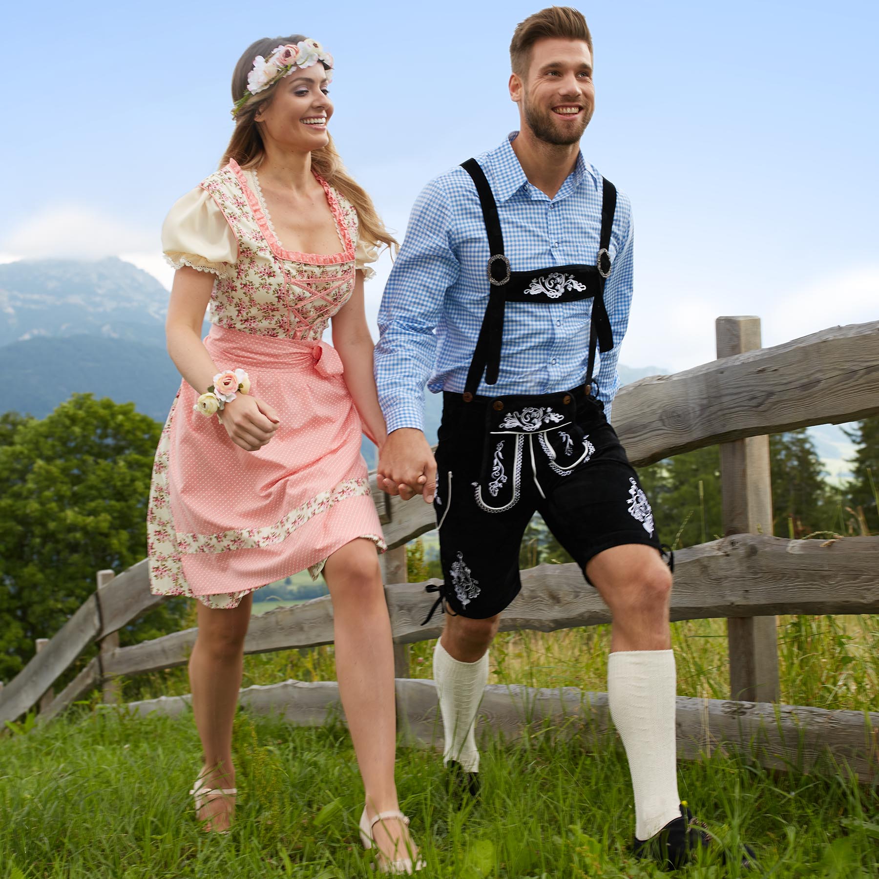 tectake® Kniestrümpfe weiß