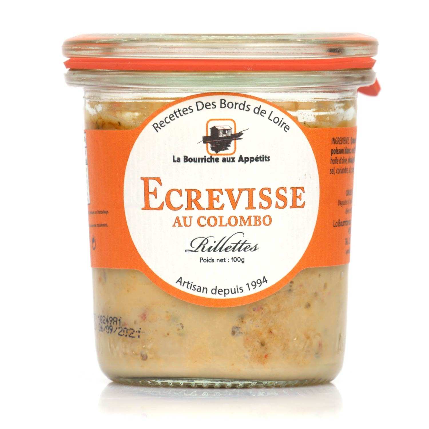 Rillettes d'écrevisses aux épices colombo