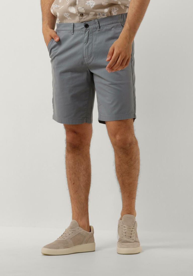 VANGUARD grijze vanguard korte broek v65 shorts fine twill stretch